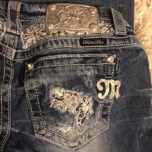 Miss me jeans, size 27, no rips, no fading
